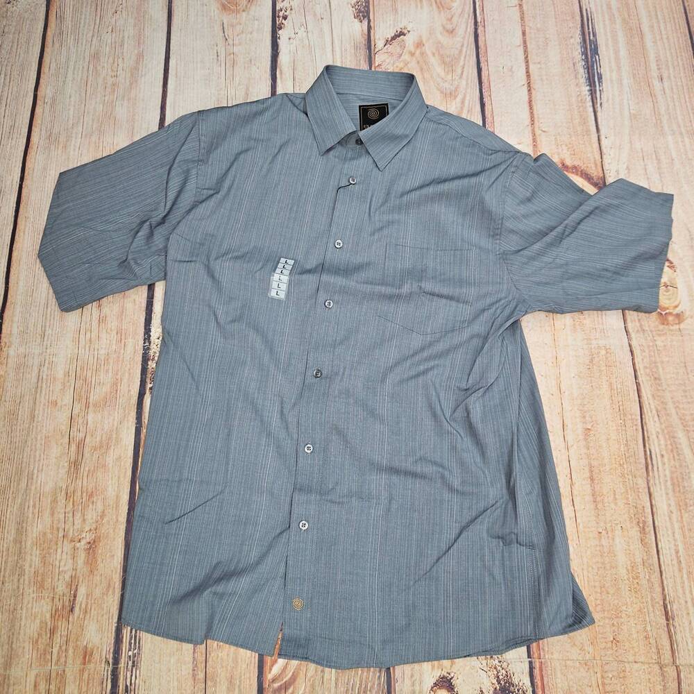 NEW F/X FUSION men's short sleeve multi line soft top in grey